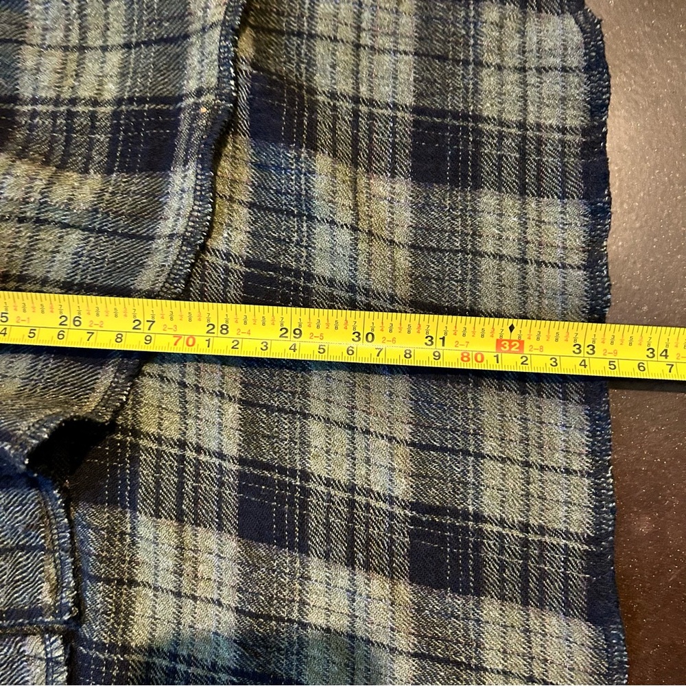 We the free- you wish over sized ombré kaftan flannel shirt jacket size xs - Picture 13 of 15